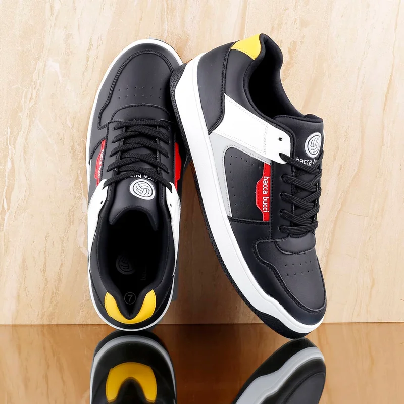 Bacca Bucci Black Ranger Dunks Casual Sneaker for Men | Best Price UAE